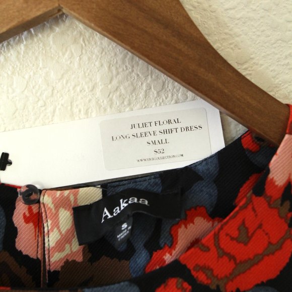 NWT Vici Juliet Floral Long Sleeve Shift Dress - Picture 7 of 8